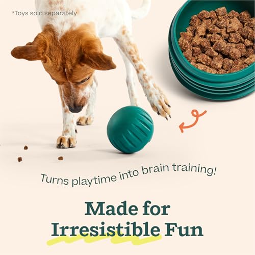 WOOF Air-Dried Puzzle Treats - Refill Treats Sized Puzzle Toys - The Perfect Dog and Puppy Training Treats - Made with Real Chicken - 5 oz