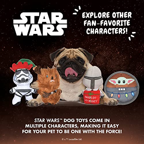 STAR WARS Dog Toy Darth Vader Toy for Holidays | Santa Darth Vader Dog Squeaky Toy Dog Chew Toy | Holiday Dog Toy Plush Toys | 6 Inch Small Dog Toy, (FF19328) - color: Darth Vader Santa, size: 6 Inch