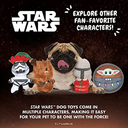 STAR WARS Dog Toy Darth Vader Toy for Holidays | Santa Darth Vader Dog Squeaky Toy Dog Chew Toy | Holiday Dog Toy Plush Toys | 6 Inch Small Dog Toy, (FF19328) - color: Darth Vader Santa, size: 6 Inch