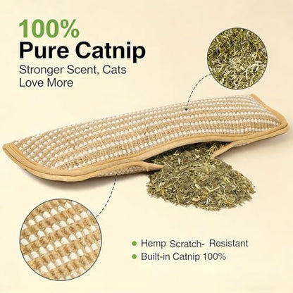 Cats Pillow Toy Containing Catnips Promotes Active Play Easy Easyly Toy - color: 2pcs, size: S