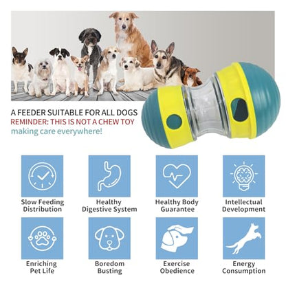 Interactive Dog Toys to Keep Them Busy, Puppy Puzzle Adjustable Food Dispenser Slow Feeder, Enrichment Treat Dispensing Toy Ball for Large/Medium/Small Breed Dogs Pet Gift