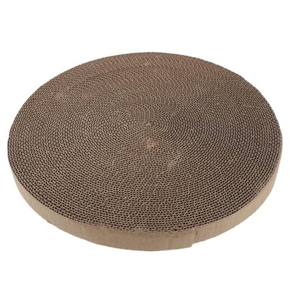 PRETYZOOM Replaceable Cat Scratching Board Core Reusable Corrugated Cardboard Scratch Pad Sturdy Floor Cat Scratcher Replacement