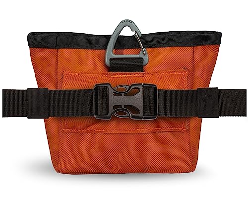 OllyDog Goodie Treat Bag, Dog Treat Pouch, Waist Belt Clip for Hands-Free Training, Magnetic Closure, Dog Training and Behavior Aids, Three Ways to Wear (Clay) - color: Clay