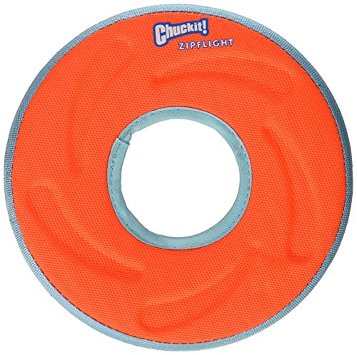 Chuckit 18100 Medium Chuckit! Zipflight Frisbee Dog Toy, Colors may vary - size: Pack of 1