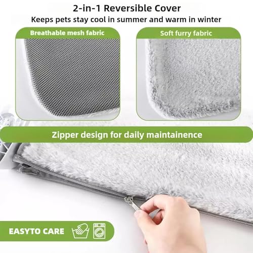 Cat Window Perch, Cordless Foldable Cat Hammock for Indoor Cats with Upgraded Suction Cups Strong Metal Frame Holds Up to 44lbs (L 1PC) - size: L 1PC