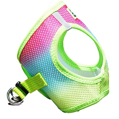 DOGGIE DESIGN American River Dog Harness Ombre Collection - Rainbow XS - color: Rainbow, size: X-Small