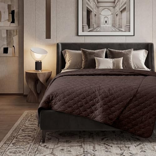 Large Waterproof Dog Bed Cover & Furniture Protector - Reversible, Non-Slip Pet Blanket for Bed, Sofa, Couch - Machine Washable - 30x30 Inches, Coffee - color: Coffee