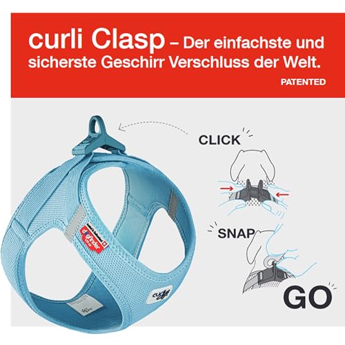 Glow curli Clasp Vest Harness Reflective Gray M