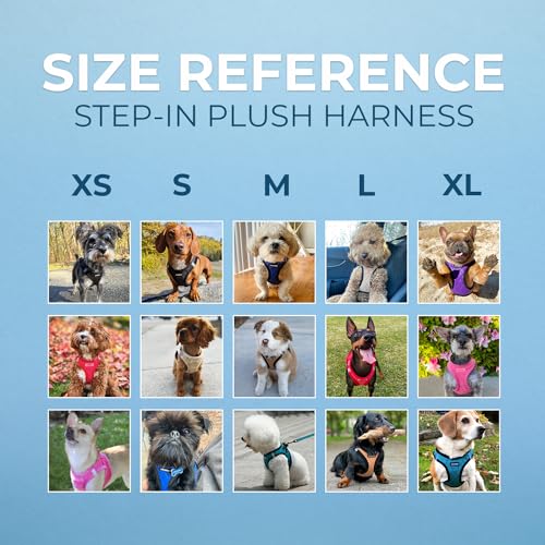 Best Pet Supplies - All Weather Plush, Reflective, No Pull Harness for Small, Medium Dogs, Cats - Secure with Hook & Loop Fastener, Buckle, Double D-Rings - Chocolate Suede, XL - color: Chocolate Suede, size: XL