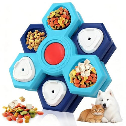Dog Slow Feeder - Interactive Dog Food Puzzle Toy, Treat Maze Game for Dogs & Cats, Mental Stimulation & Boredom Relief, Adjustable Difficulty Pet Enrichment Toy (Four Layers) - size: four layers