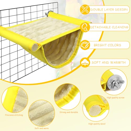 Winter Warm Bird Nest Bed, Parrot Hanging Nest, Cage Hammock, Snuggle Hut for Parakeet Budgies Cockatiels Lovebird Cockatoo Finch Hamster Chinchilla