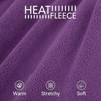 cyeollo XXL Dog Sweater, Fleece Doggy Sweaters Stretchy Turtleneck Doggie Sweatshirt Soft Warm Winter Coat Fall Autumn Pet Clothes for Large Dogs Girl, Purple 2XL - color: Purple, size: XX-Large