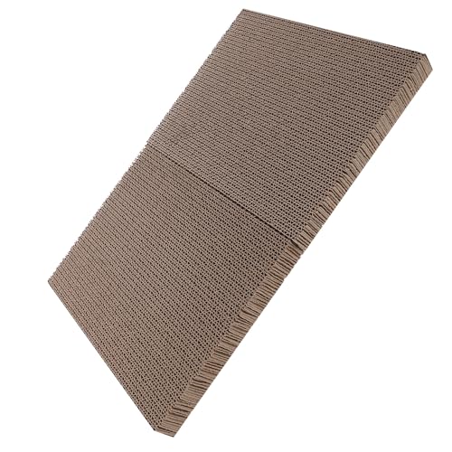 2pcs Replaceable Cat Scratcher Cardboard Refill High-Density Corrugated Cat Scratch Mat 29x20x3cm for Claw Grinding and Play