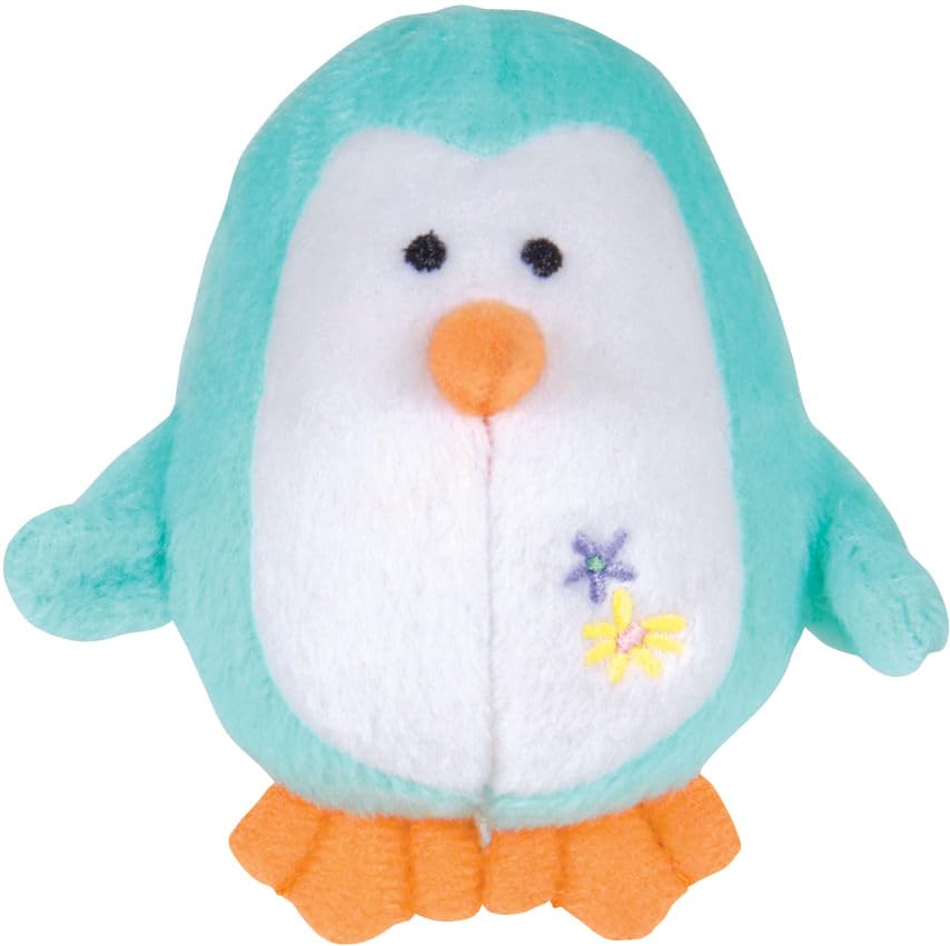 Jeffers 3" Plush Penguin Squeaker Dog Toy for Puppies & Small Dogs, Mini Stuffed Animal Pet Toy with Squeaky Sound, Soft Plush Toy for Indoor Play, Fetch, Cuddle, Small Breed Dog Toy - Light Green - color: Light Green