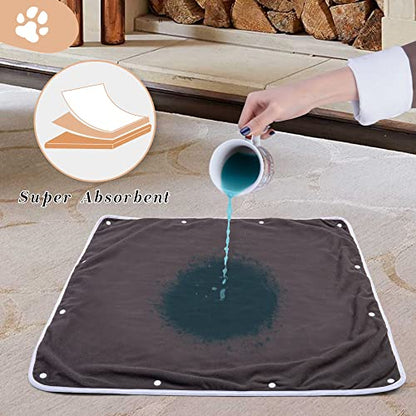 Teamoy 1 Pack 2 Dog Blanket, Waterproof Dog Bed Cover Protector for Sofa Couch(Black, 27.5" x 27.5")