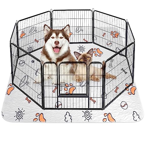 Washable Pee Pads for Dogs, Extra Large 72"x72" Super Absorbent Reusable Training Dog Pads, 100% Waterproof Non-Slip Dog Mat for Training, Whelping, Housebreaking, Incontinence, for Playpen, Crate - size: 72X72 (1 Pack)