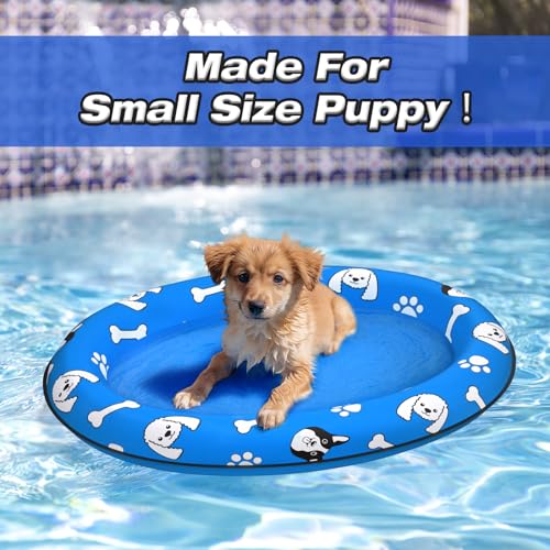 Dog Float Raft - Inflatable Dog Swimming Float for Summer Dogs Water Floats (Small)