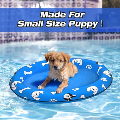 Dog Float Raft - Inflatable Dog Swimming Float for Summer Dogs Water Floats (Small)