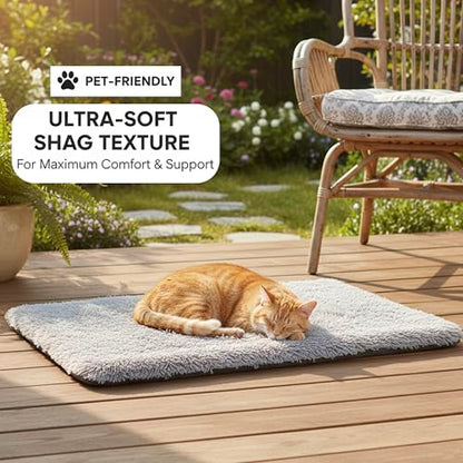 Dog Bed with Removable Cover, Orthopedic Dog Bed (Medium) - Premium Quality, Washable & Portable,Multiple Sizes, Stylish Design, Removable Cover, Size(19.68 x 15.74 X 2) inch - size: Medium