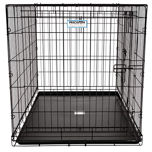 Precision Pet Products Two Door Great Crate Wire Dog Crate, 48 Inch, For Pets 90-125 lbs, With 5-Point Locking System - size: 48.0"L x 30.0"W x 32.0"H
