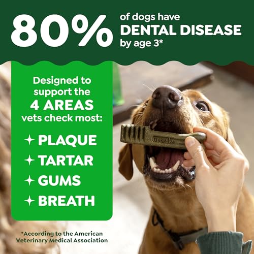 Greenies Veterinarian-Recommended Adult Natural Dental Dog Treats Large Size, Original Flavor, (4) 12 ct Packs (48 Treats Total) - size: 48 Count (Pack of 1)