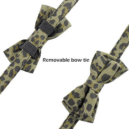 Bowtie Cat Collars Breakaway with Bell, Adjustable Cute Kitty Collars Safety Buckle Kitten Collar for Cat Puppy 7.5-11in (17) - color: 17