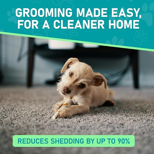 Maxpower Planet Hair Brush - Double Sided Shedding, Dematting Undercoat Rake for Dogs and Cats, Extra Wide Dog Grooming Brush, Reduce Shedding by 95%, Black - color: Black, size: Large