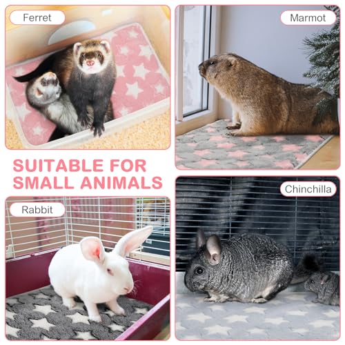 4 Pack Self Heating Cat Bed Cat Self Warming Pad with Removable Cover Extra Warm Thermal Pet Pad Washable Pet Crate Mat Anti Slip Kennel for Indoor Outdoor Pets(Star,16 x 20 Inches) - size: 16 x 20 Inches