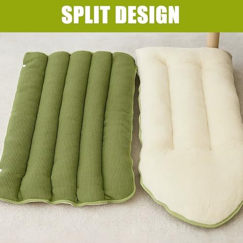 Washable Enclosed Cats House with Removable Cover Soft Plush Bed for Stress Relief Antislip Base Indoor Pet Furniture