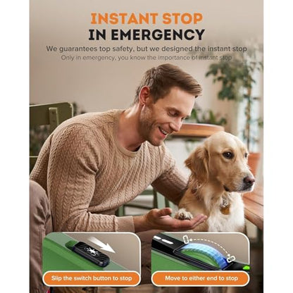 Silent Groom Pro,7-Speed Pet Nail Grinder with Light,Single-Handed Operation,for Small Medium Large Dogs & Cats - color: Green-03