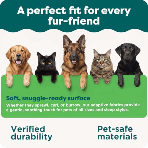 Furhaven Replacement Dog Bed Cover Ultra Plush Faux Fur & Suede Mattress, Machine Washable - Gray, Large - color: Gray, size: Large (Pack of 1)