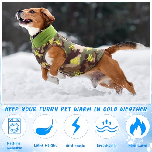 Reginary 10 Pack 2X-Large Dog Sweaters Fleece Pet Dog Clothes with Leash Ring Soft Warm Winter Puppy Plaid Shirt(Bright) - size: 2X-Large,15.4-19.8 lb, style: Bright