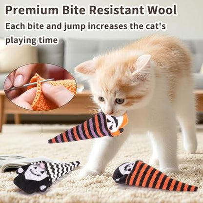 Retro Shaw Cat Toys Gnomes, 3 Pack, Catnip Toys for Indoor Cats Kitty Kicker Chew, Safe Teeth Cleaning Interactive Kitten Toy for All Pet Breeds, 6.7 Inches - size: 6.7 Inches