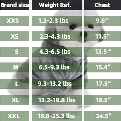 FabriCastle Dog Hoodie Sweater for Small Dogs Boy and Girl, Dog Clothes S XS XXS Puppy Sweatshirt, Pet Outfit, Cat Clothing Super Soft Warm Snap On Closure (Camel-Navy, X-Small) - color: Camel-Navy, size: X-Small