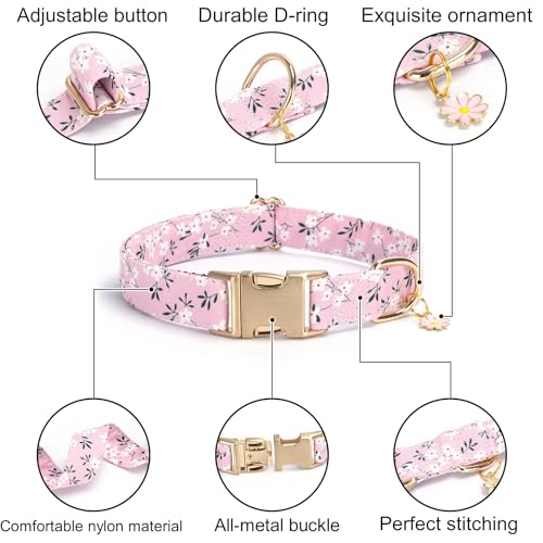 Custom Customized Personalized Dog Collars with Engraved ID Name Phone Number with Metal Buckle - Adjustable Dog Collars for Male Female Girl Boy Puppy X-Small Small Medium Large X-Large Dogs - color: New matel buckle