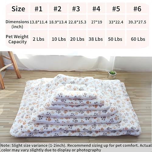 Reversible Coral Fleece Pet Blanket, 12 Designs 6 Sizes for Dogs/Cats/Rabbits, Scratch-Resistant Machine-Washable, Sofa Protector & Warm Pad, Fits 0-60 Lbs Pets (39.3''x27.5'', Light Gray) - size: 39.3''x27.5''