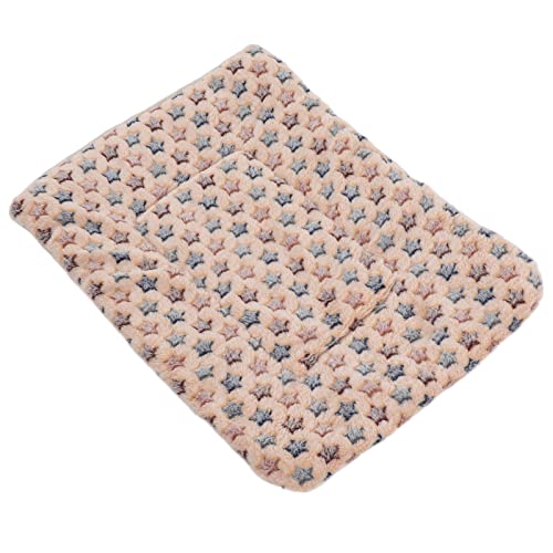 Warm Dog Blanket for Winter | Soft Flannel & Fleece Pet Bed Mat | Cozy Sleeping Blanket for Dogs/Cats/Small Pets | Machine Washable, Portable (XL Size 100 * 75CM) - size: XL size 100*75CM