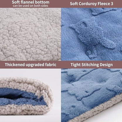 Self Warming Cat Bed, 28 X 22 Inch Reversible Two-Sided Use Self Heating Mat for Cats and Dogs, Washable Cat Warming Pad for Indoor Use, Cozy Flannel Base. (M - 28 X 22 Inch) - size: M - 28 X 22 Inch