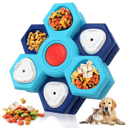 Interactive Dog Puzzle Toys for Large Medium Small, Squeaky Enrichment Toys Mentally Stimulation Toys for Training, Dog Treat Chew Toy Gifts for Puppy&Cats