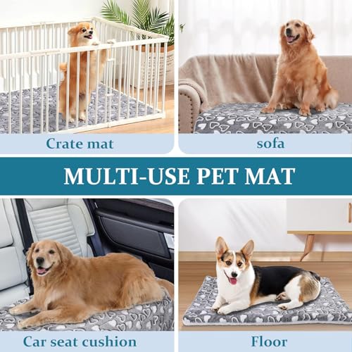 Super Soft Fluffy Premium Flannel Pet Blanket Washable Shaggy Plush Calming Dog Blankets Flannel Throw for Small Medium Large Dogs Cats (Color : Purple, Size : S 35 * 27CM/13.7 * 10.6IN)