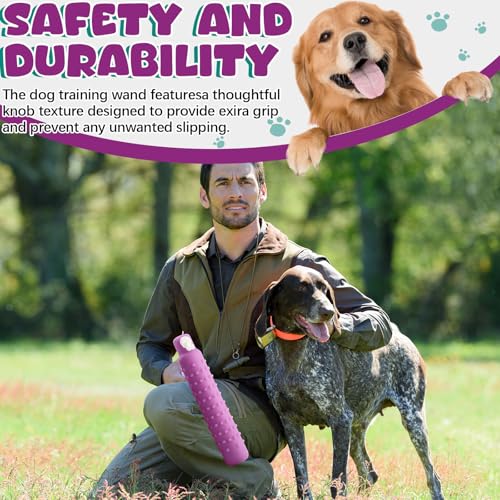 Blueweenly 4 Pcs Dog Bumper Toy for Water Retrieving Plastic Puppy Training Dummy Dog Float Toy Lightweight for Float on The Water Pool Outdoor Training Hunting Fetching (Purple) - color: Purple