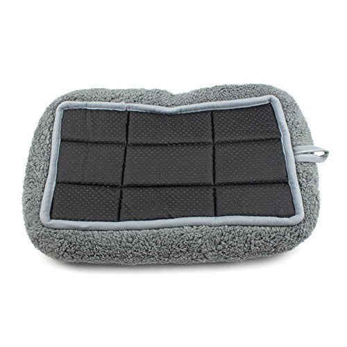 Cat Mat Bed 16" x 22" Pet Bed with Pillow Around for Dogs Cats Curled Sleeping Beds for Carrier/Crate Small to Medium Dog Cushion, Anti Skid Bottom, Medium - size: Medium(Rectangular)