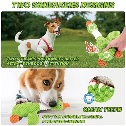 Pweituoet Squeaky Toys for Aggressive Chewers - Tough Dog Toys for Large & Medium Breed Puppies