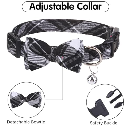 BINGPET Dog Harness Collar Leash Set,Adjustable No Pull Escape Proof Small Dog Harness,Classic Plaid Puppy Harness and Leash Set for Small Medium Large Dogs Training Easy Walk Running - color: Grey Plaid, size: S(Chest Girth:14.9''-20.9'')