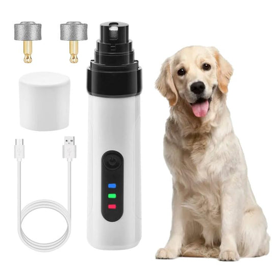 Silent Groom Pro, 2025 New Silent Pet Nail Grinder, Dog Silent Nail Grinder for Dogs Silent Dog Nail Trimmer, Rechargeable USB Charging Electric Pet Nail Grinder Nail File for Pet