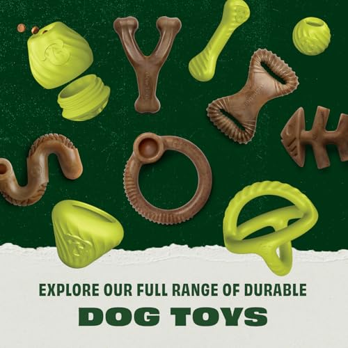 Benebone Natural Rubber Tug Interactive Dog Toy, Natural Rubber - size: 1 Pack, style: Tug