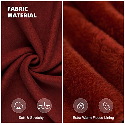 Dog Hoodie Fleece Puppy Clothes Warm Sweater with Hat for Small Dogs Cat Hooded Shirt Kitten Pet Basic Hoodies Sweatshirt with Pocket Doggie Soft Winter Coat Apparel (Red; M) - color: Red, size: M-(6~9lb) | Chest(~15.3")