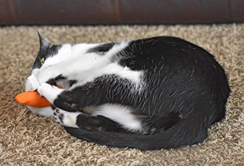 OurPets 100-Percent North American Catnip Filled Carrot Cat Toy 24 Karat - size: 1