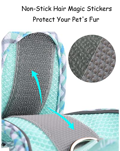 Petank Green Dog Harness (XS), No Pull, Puppy Harness and Leash Set, Jacquard Mesh, Easy Walk Dog Harness for Small Medium Dogs, Reflective Strip, Training, Running, Walking - color: Green, size: XS