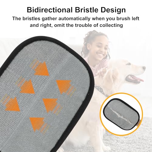 Pet Hair Remover Gloves, Advanced Static-Adhesive Pet Hair Removal Gloves, Reusable Cat Dog Hair Remover Mitt, Pet Grooming Glove for Shedding, 1PCS